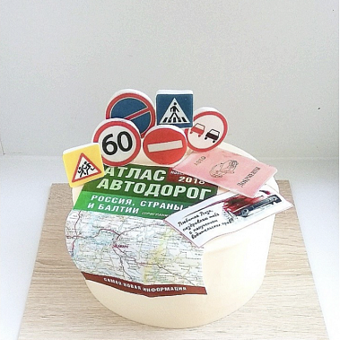 Торт "Покорительнице дорог" купить - шахты.сладкоежкин.рф