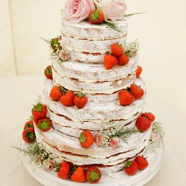 Торт клубничные розы купить - шахты.сладкоежкин.рф
