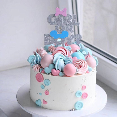 Торт "Girl or Boy" купить - шахты.сладкоежкин.рф