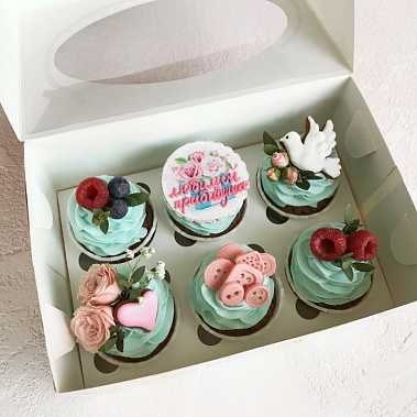 Капкейки "Любимой прабабушке" купить - шахты.сладкоежкин.рф