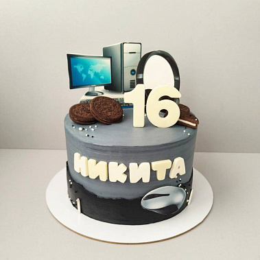 Торт "Компьютер" купить - шахты.сладкоежкин.рф