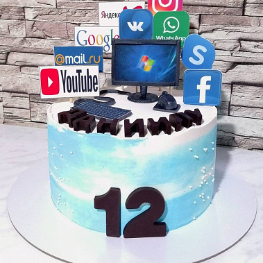 Торт "Соц-сети" купить - шахты.сладкоежкин.рф