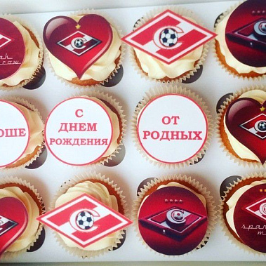 Капкейки "Спартак" купить - шахты.сладкоежкин.рф