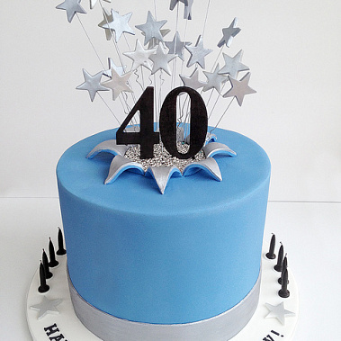 Торт "40" купить - шахты.сладкоежкин.рф